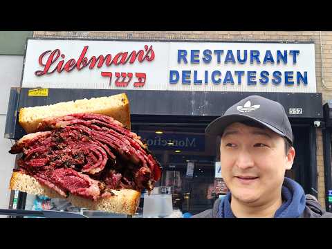 BETTER THAN KATZ's! The LAST Jewish Deli in The Bronx - Liebman's