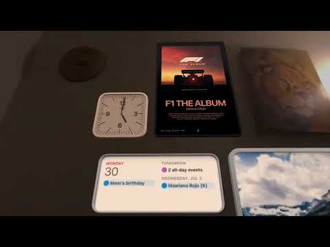 Widgets on visionOS26 are just mind blowing 🤯