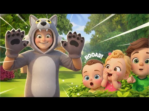 🐺The Wolf Is Coming! Run Away + More Dudu dada Cartoon Nursery Rhymes & Kids Songs