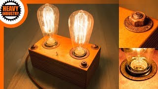 mehr RETRO geht nicht! retro Edison Lampe selber bauen | EXTRA: Metall verrosten lassen!