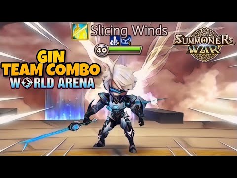 Gin Team Combo in World Arena - Summoners War