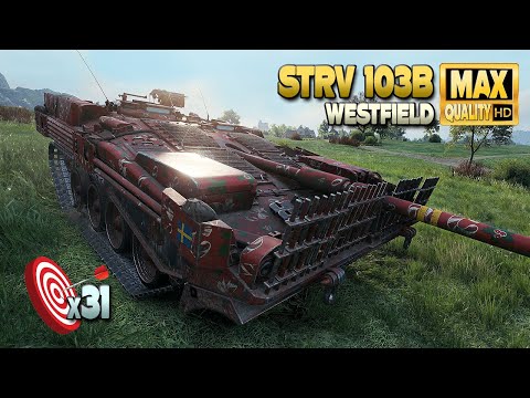 Strv 103B: 5,13sec pure firepower - World of Tanks