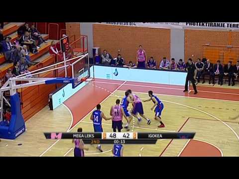 ABA Liga 2014/15, Round 26 match: Mega Leks - Igokea (21.3.2015)