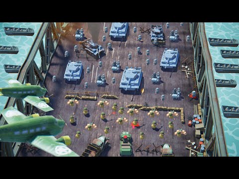 Endless German Army Charges BRIDGE DEFENSE! - Northend: Tower Defense Battle Simulator