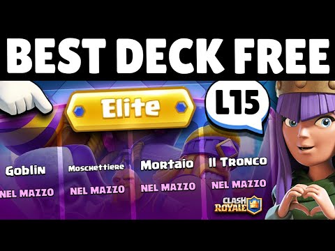 GRATIS... MIGLIOR DECK LIVELLO 15 ELITE DEVASTANTE! - Clash Royale