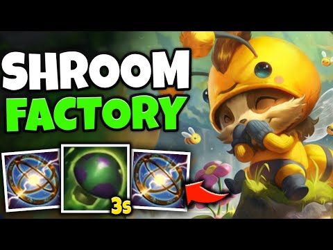 WTF?! TEEMO SHROOM WITH 3 SECOND CD = LEGIT SHROOM FACTORY! (SEASON 11 TEEMO) - League of Legends