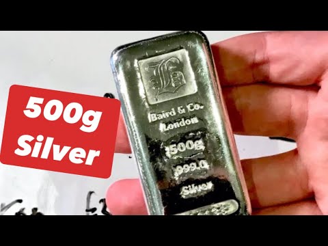 500g Silver Bullion Bar from Baird & Co UK - New UK investment stack addition, unboxing review.
