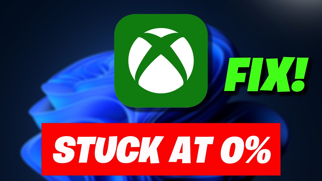 Xbox App Stuck At Installing Update 0% Screen On PC FIX