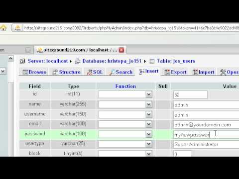 How to reset Joomla password? | Tutorial