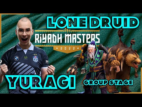 YURAGI LONE DRUID Game 1 OG vs Nigma Galaxy Group Stage Riyadh Masters 2022