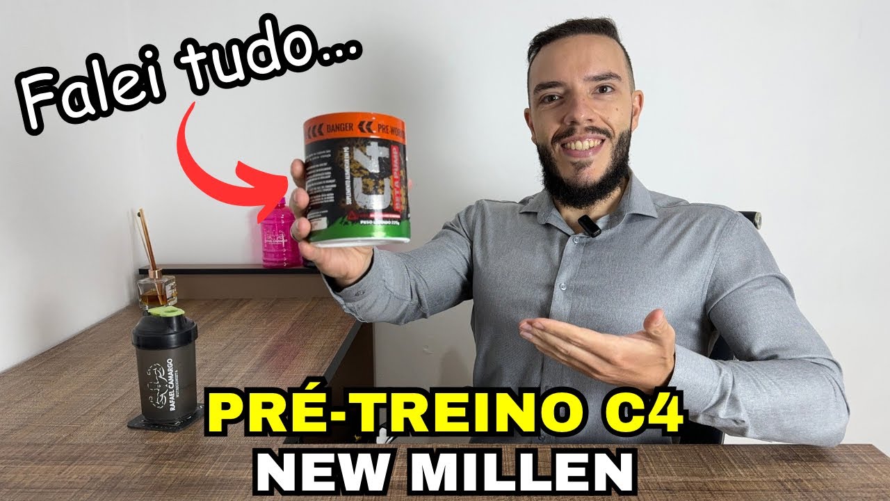 Miniatura da avaliação em vídeo de Pré-Treino Essential Nutrition Beta Action 630g Sabor Melancia e Limão