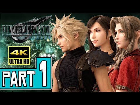 Final Fantasy VII Remake Walkthrough Part 1 (PS4 Pro) FULL GAME No Commentary @ ᵁᴴᴰ ✔