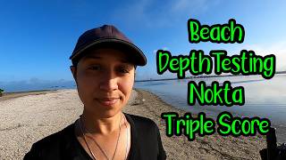 Beach Depth Testing Nokta Triple Score