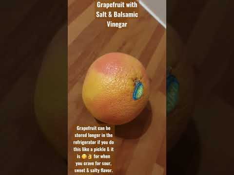 Grapefruit: recipe & a way of storing it longer 😋 👌