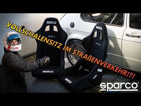 Sparco Vollschalensitze Pro 2000 und Evo L einbauen + eintragen nach §19.2 / 21 StVZO Einzelabnahme