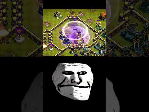 Destroyed town hall 17 with only hero 😱🔥#clashofclans #coc #games #gaming #th17
