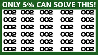 CAN YOU SOLVE THIS? ONLY 5% CAN! – PUZZLE QUIZ / NUMBERS/LETTERS EDITION