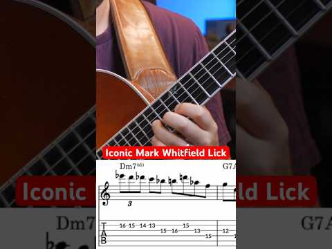 Mark Whitfield's Go To Bebop Line! Lick of the Day 11 #jazzguitar #quicktip