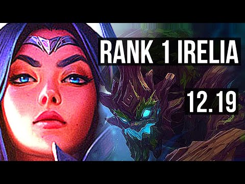 IRELIA vs MAOKAI (TOP) | Rank 1 Irelia, 8/2/4, 900K mastery, Dominating | EUW Challenger | 12.19