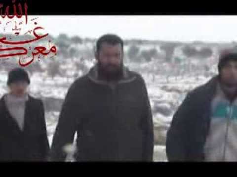 عناصر لواء سيف الحق المرابطين على احدى في ريف حماة ضمن مجريات معركة غارة الله