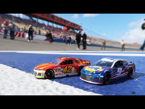 , title : 'NASCAR Stop Motion on a Real NASCAR Track!'