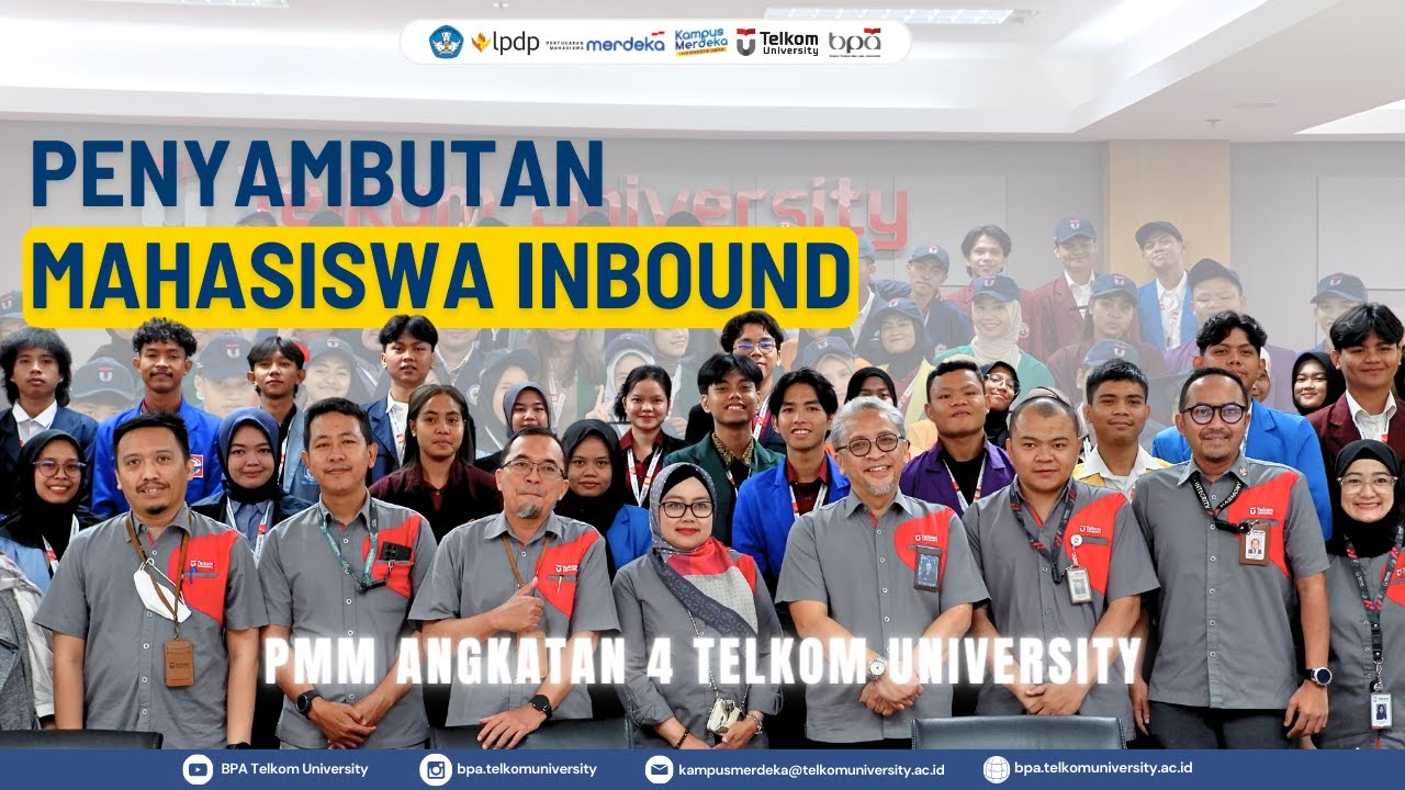 Penyambutan Mahasiswa Inbound | PMM Angkatan 4 Telkom University