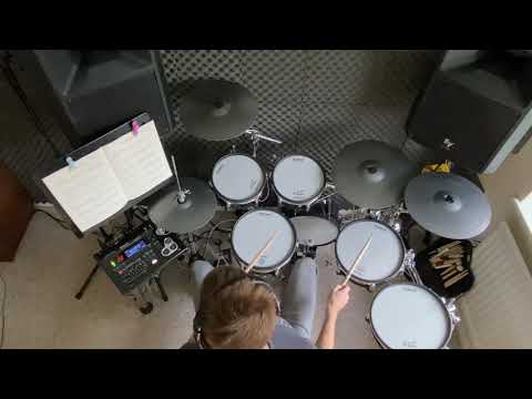 Trinity 2020 on drums. Caribbean Sunset (Track 3) Initial Grade.