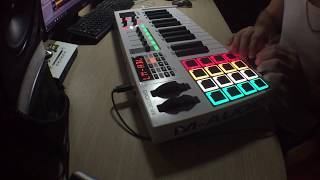 Video thumbnail for Classic beatmaking Type Beat | M-audio Code 25 by DJ Dre