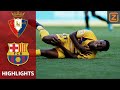 BARCA loopt SCHADE OP | Osasuna vs Barcelona | La Liga 2019/20 | Samenvatting