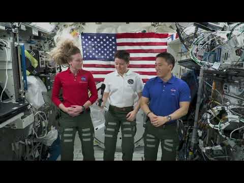 NASA Astronauts Celebrate Independence Day Aboard the ISS | Heartfelt 4th of July Message from Space