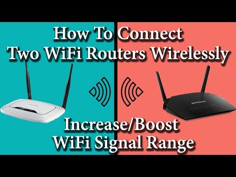 ✓ How to Connect Two Routers on one Home Network Wireless 2018 Video