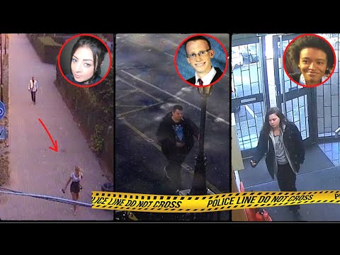 6 PERSONAS que fueron GRABADAS por cámaras de seguridad segundos ANTES de DESAPARECER PARA SIEMPRE