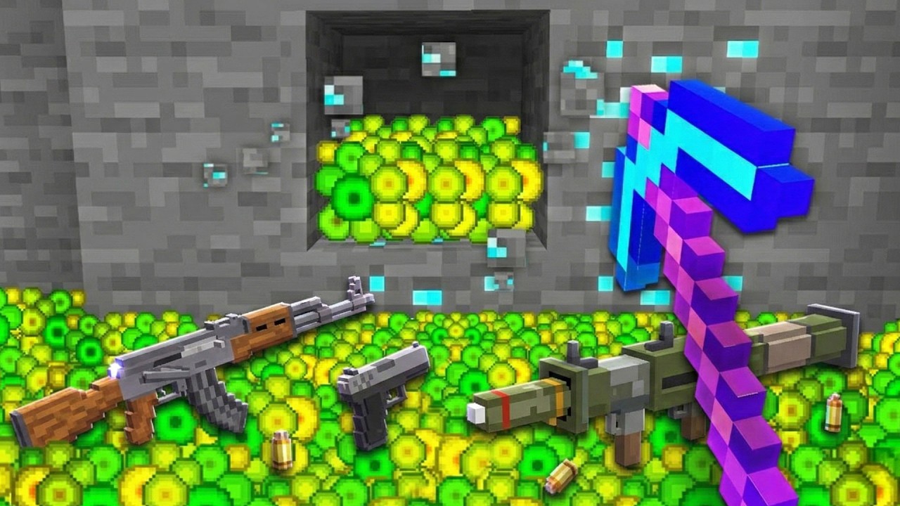 MINECRAFT MA CON L'ESPERIENZA COMPRI LE ARMI