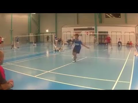 U15 Suisse international 2015- João Chang badminton