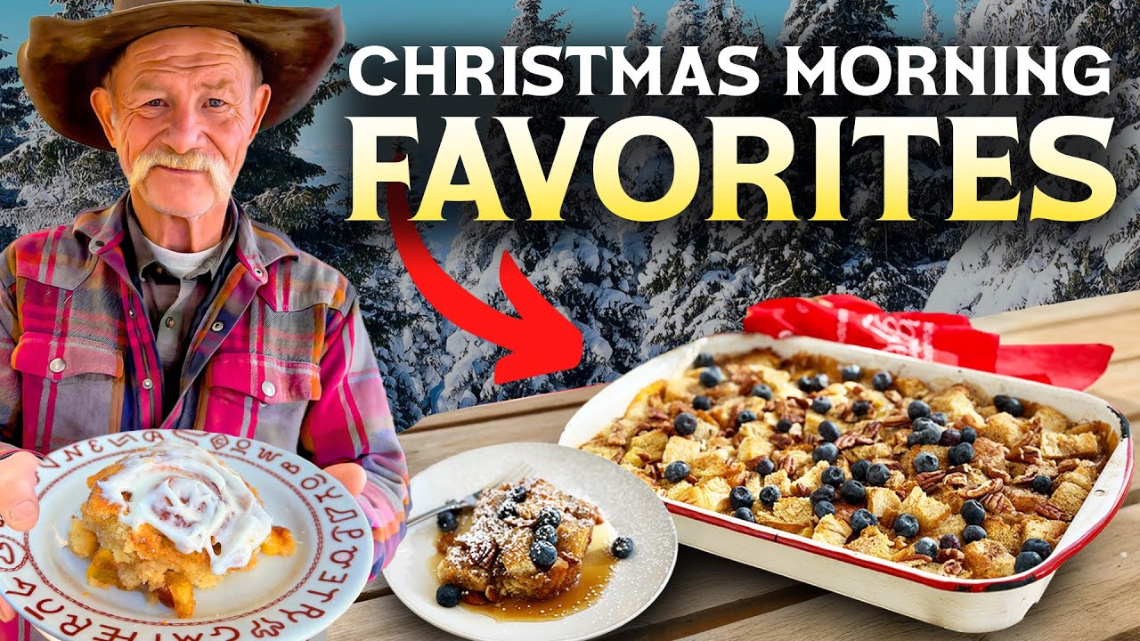 Must Make Christmas Morning - French Toast Casserole and Gooey Apple Cinnamon Rolls