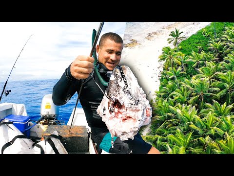 Exploring Uninhabited Tropical Islands In A Small Boat (Sharks & BIG Tuna) - Ep 277