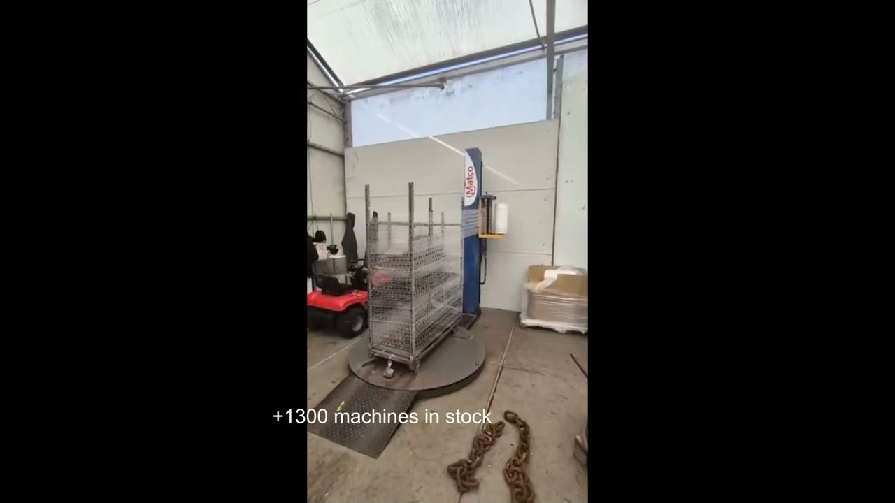 Matco pallet wrapper for danisch trolleys