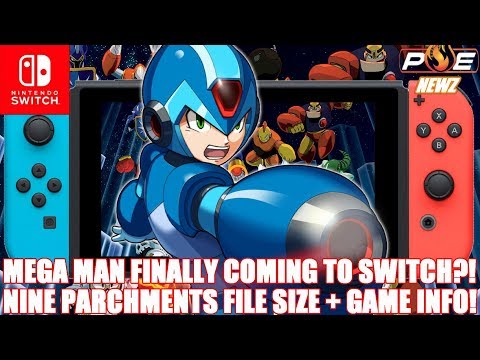 Nintendo Switch - New Mega Man for Switch? Nine Parchments File Size & MORE!