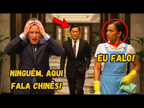 At the hotel, the CEO PANIC'd over the Chinese millionaire—until the POOR CLEANER SPOKEN PERFECT ...
