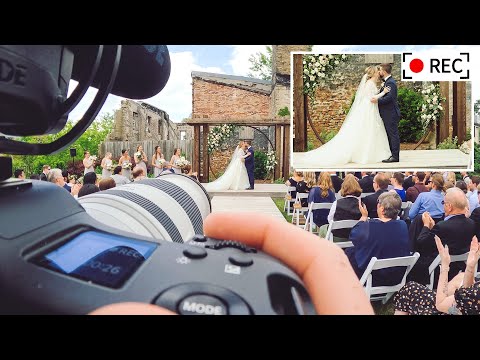 Wedding Videography Behind The Scenes SOLO Handheld | Simple Wedding Video