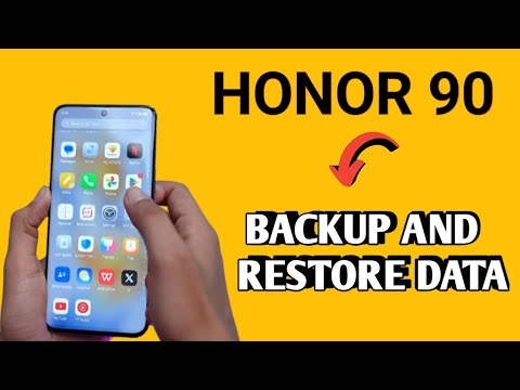 Honor 90 how to backup and restore data, backup and restore setting Honor 90