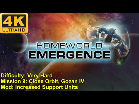 Homeworld: Cataclysm (Emergence) - 4K - Very Hard - Mission 9: Close Orbit, Gozan IV