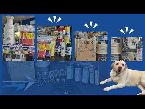 Bridles, anchors, rope, chain and chain markers for safe boating