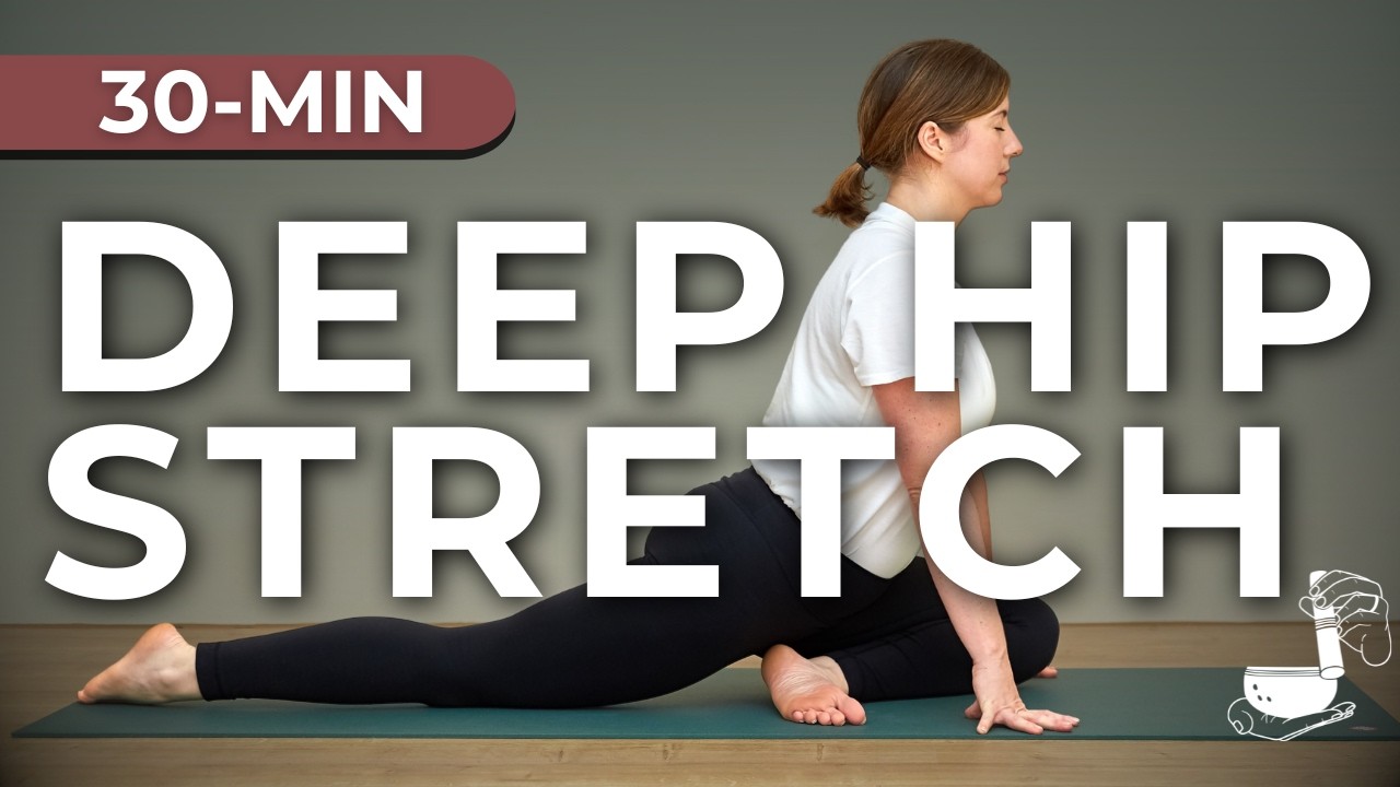 Yin Yoga for Hip Flexibility & Deep Stretching — Yin Yoga class, 29 minutes