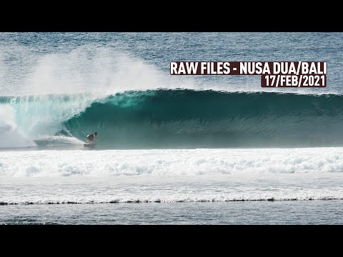 Imágenes de surf de las izquierdas de Nusa Dua