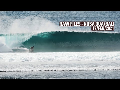 Surfeopptak av Nusa Dua venstre