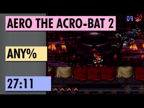 [World Record] Aero The Acro-Bat 2 [SNES] Any% Speedrun in 27:11