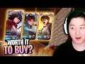 How much are Attack On Titan New Skins? Quick review | Mobile Legends