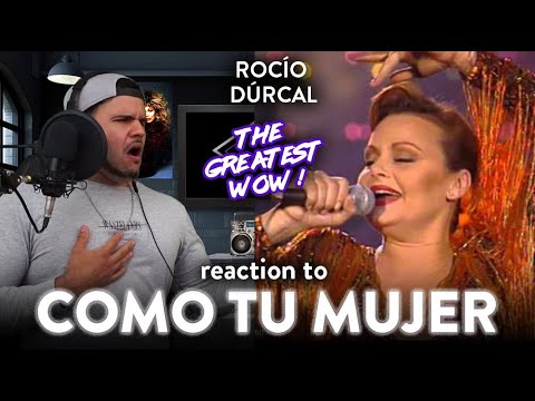 Rocío Dúrcal Reaction Como Tu Mujer LIVE (REMARKABLE!) | Dereck Reacts
