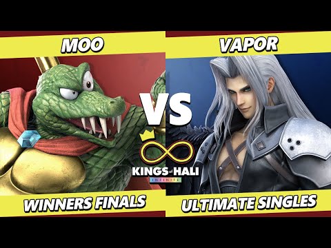 Kings of Hali 8 WINNERS FINALS - Moo (King K Rool) Vs. Vapor (Sephiroth) Smash Ultimate - SSBU